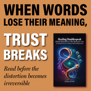 Healing Doublespeak square ad